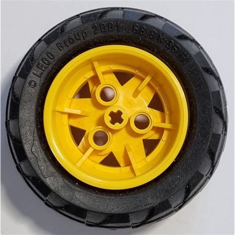 LEGO Wheel 43.2mm D. x 26mm Technic Racing Small with 3 Pinholes with ...