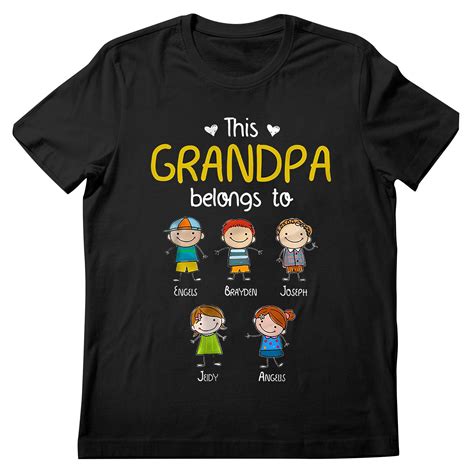 Grandpa Shirts With Names | bce.snack.com.cy