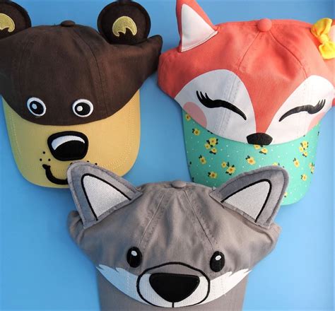 Animal Face Hats - Alaska Wildlife Conservation Center