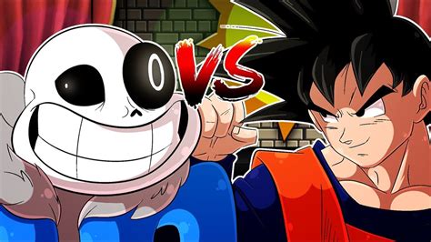 A LUTA DE GOKU VS SANS! DRAGON BALL Z VS UNDERTALE! - YouTube