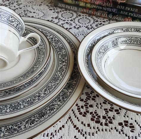 Set for 2 Noritake Prelude 7 Piece Place Setting China Set | Etsy in ...