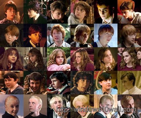 Evolution of the Harry Potter characters wallpaper - windows 10 Wallpapers