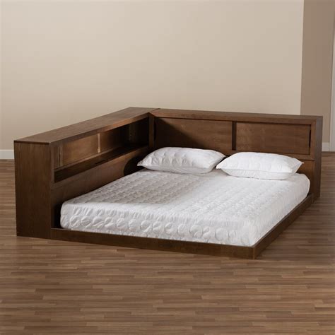 Foundry Select Carrasco Queen Solid Wood Low Profile Storage Platform Bed | Wayfair