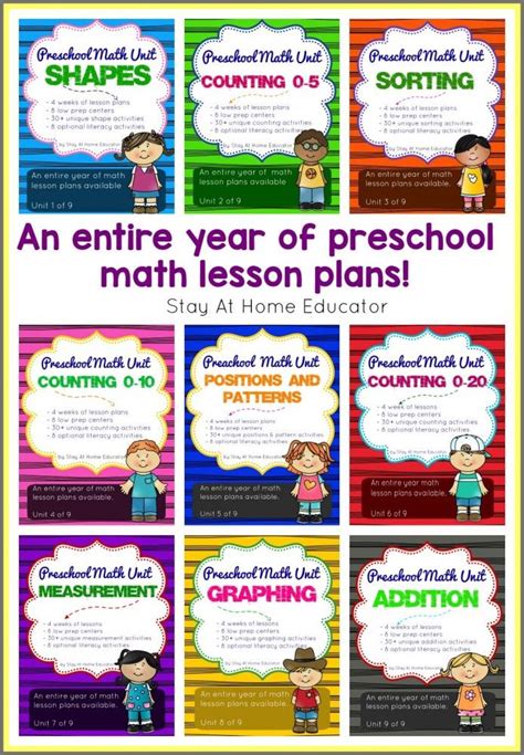 Preschool Math Lesson Plans | Homeschool Help