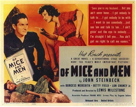 Of Mice and Men 11x14 Movie Poster (1938) | Mice and men movie, Of mice ...