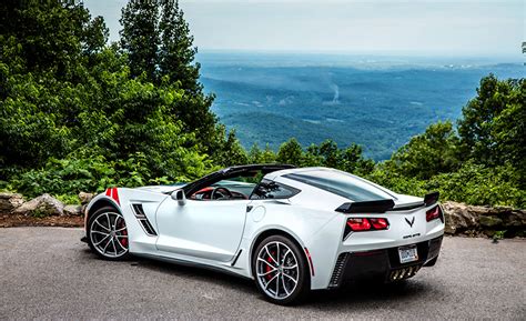 Fondos de Pantalla Chevrolet 2017 Corvette Grand Sport Blanco Cabriolé Vista Trasera Coches ...