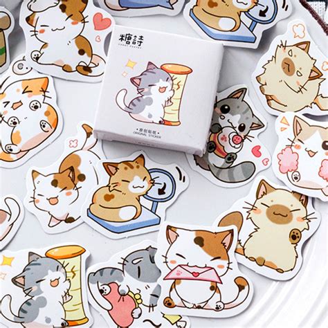 Little Chibi Cat Stickers | Kawaii Pen Shop