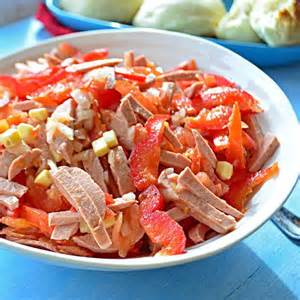 Omi's Wurstsalat (German Bologna Salad) - Host The Toast | Recipe | Bologna salad, Side dish ...