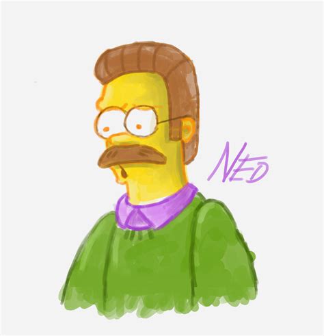 Ned Flanders by HeavyDwarf on DeviantArt