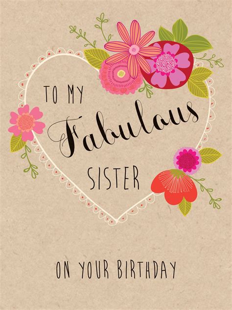 21+ Happy Birthday Wishes Card For Sister