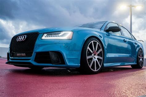 HD wallpaper: blue Audi sedan, blue Audi sedan digital wallpaper ...