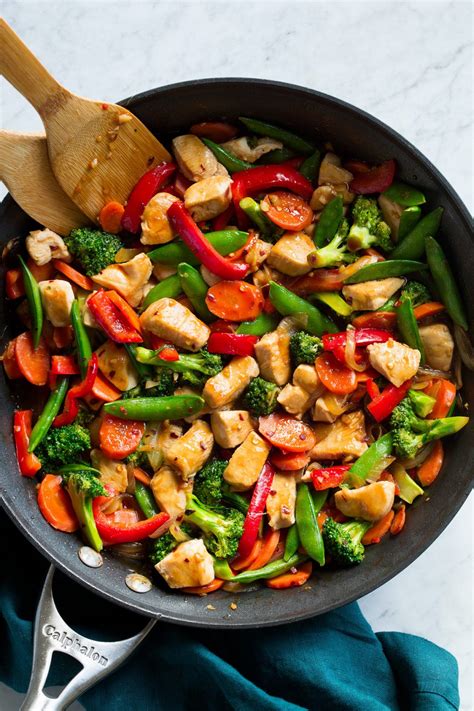 Easy Recipes for Stir Fry Chicken and Vegetables - Friedel Livine