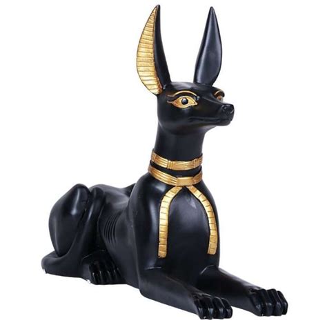 Anubis Egyptian Jackal God Dog Statue - 20 Inch Egyptian Statue