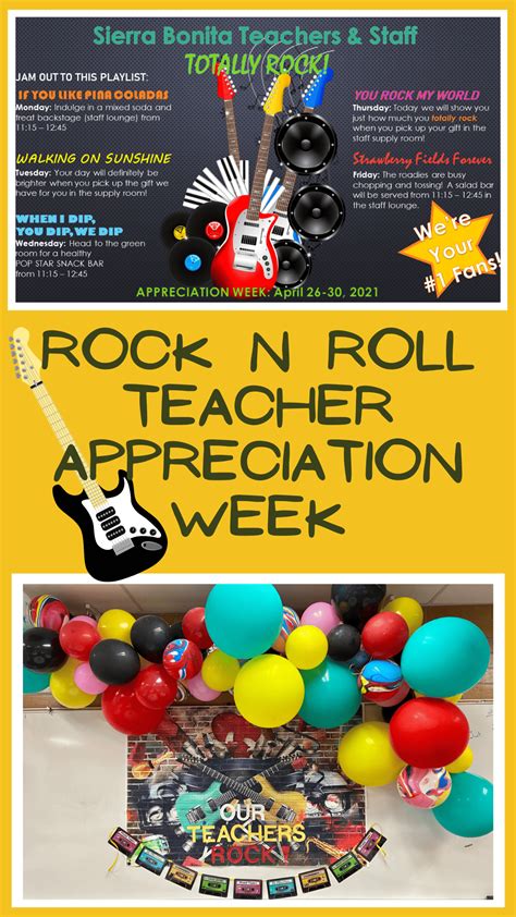 Teacher Appreciation Week Meals & Gifts {You Rock!} - Party Ideas for ...