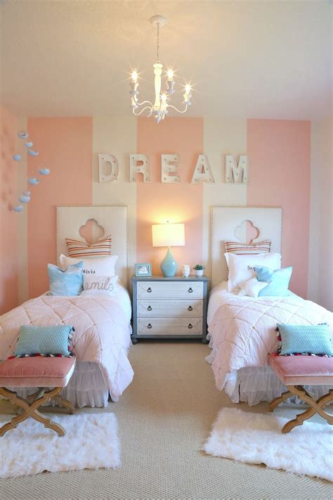 Creative Kids Bedroom Decorating Ideas | Shared girls bedroom, Kids bedroom decor, Twin girl ...