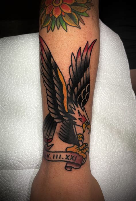 Classic American Eagle Tattoos — Electric Street Tattoo