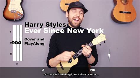 Harry Styles - Ever Since New York Ukulele Cover Tutorial (lyrics|chords|MusicSheet) - YouTube