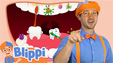 delegácia prstienok Anoia blippi tooth brushing song pulzovanie ...