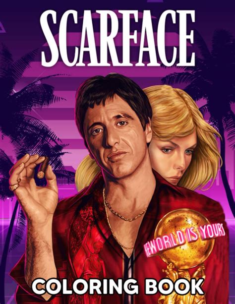 Scarface Coloring Book: Wonderful Gifts For Fans Of Scarface. Providing ...