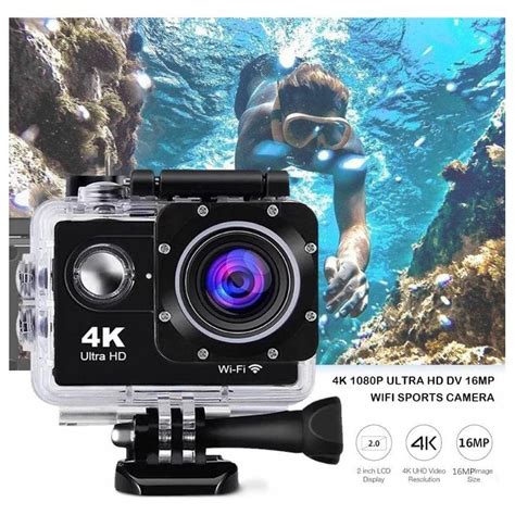 Câmera 4k ultra hd action cam tipo go pro com wi-fi | BeeCost