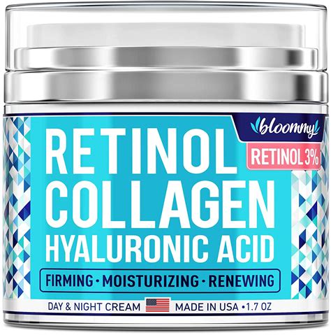 Bloommy Retinol Collagen Cream Hyaluronic Acid Day&Night Cream ...