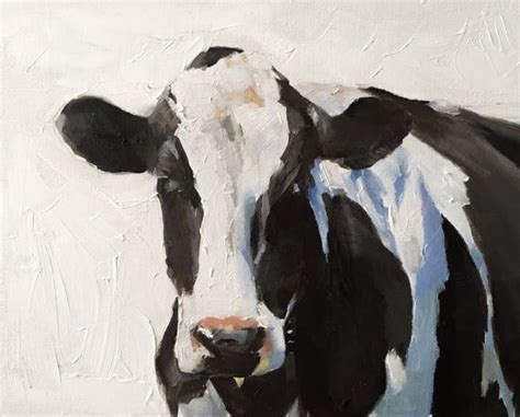 Cow Painting Cow art Cow Print Fine Art from original | Etsy