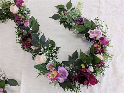 Flower Garland, Wedding Flowers, Silk Flowers, Floral Garland, Wedding ...