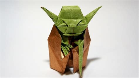 Origami Jedi Master Yoda (Fumiaki Kawahata) - Star Wars - YouTube