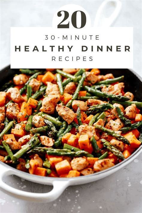 Dinner Ideas for Tonight - 20 Healthy 30 Minute Meals | Comeback Momma | 30 minute meals healthy ...