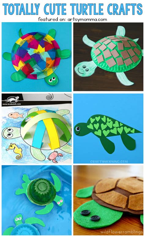 Totally Cute Turtle Crafts - For Kids Of All Ages! - Artsy Momma