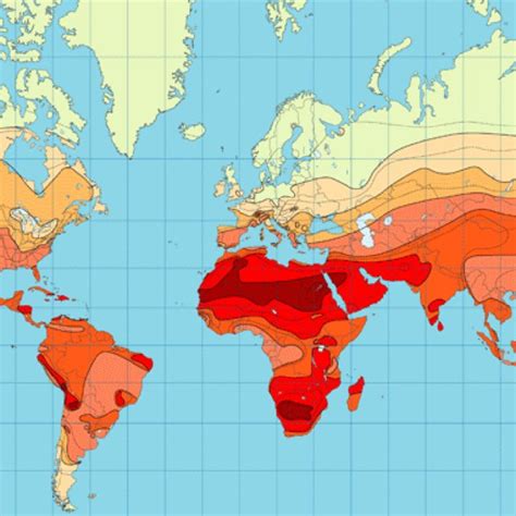 3: Solar Insolation Map of the World | Download Scientific Diagram