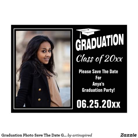 Graduation Save The Date Postcards