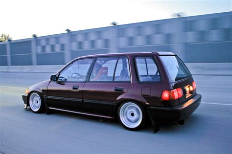 Honda civic wagon slammed hd wallpapers wallpaper | cars | Wallpaper Better