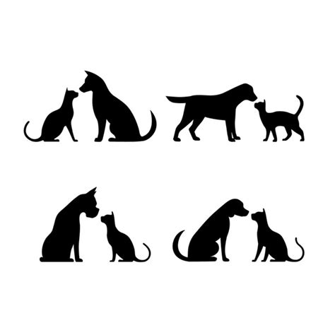 Dog Cat Silhouette Royalty-Free Images, Stock Photos & Pictures ...