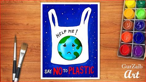 say no to plastic poster in hindi - Captions Week