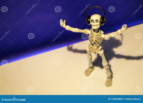 Musical Skeleton stock photo. Image of blue, dance, classic - 139592850