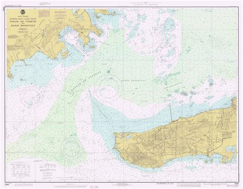 Puerto Rico & Vieques Map - 1981 – Nautical Chart Prints