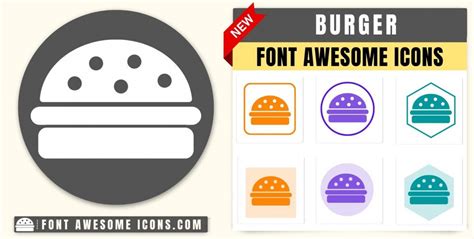 Font Awesome Burger Icon