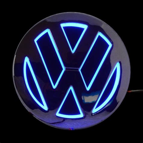 5D LED Car Tail Logo Light Badge Lamp Emblem Sticker for vw Volkswagen 12V Blue >>> You can get ...