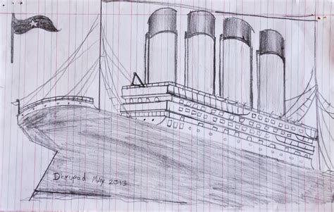 Titanic Sketch at PaintingValley.com | Explore collection of Titanic Sketch