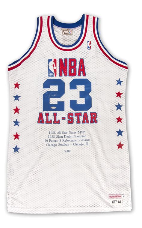 Lot Detail - 1988 Michael Jordan NBA All-Star Signed Jersey (Upper Deck ...