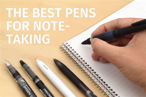 Best Pens For Note Taking - Dear Adam Smith