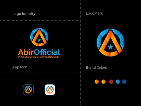 Abir Official Logo Design by Jahid Hasan Abir on Dribbble