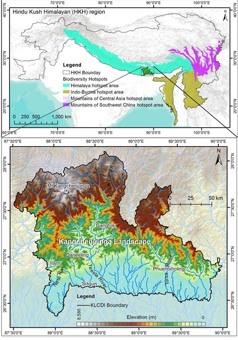 Maps of Kangchenjunga Landscape - ICIMOD