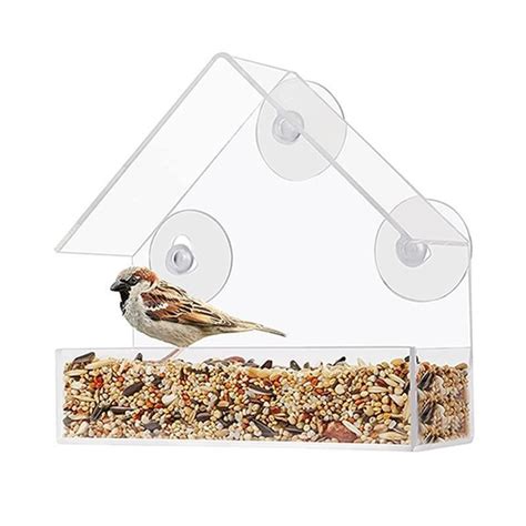 Leisure Window Clear Bird Feeder | Bird feeders, Window bird feeder, Bird