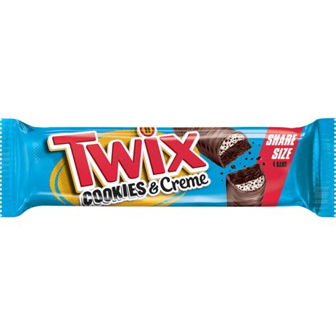 TWIX Cookies & Creme Sharing Size Candy Bar, 2.72oz | TWIX