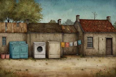 Whimsical Urban Laundry Free Stock Photo - Public Domain Pictures