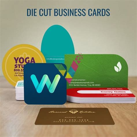 Die-Cut Business Cards | Best Custom Printing Services | viveprinting.ie