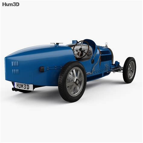 Bugatti Type 35 with HQ interior 1924 3D model - Download Sports car on 3DModels.org