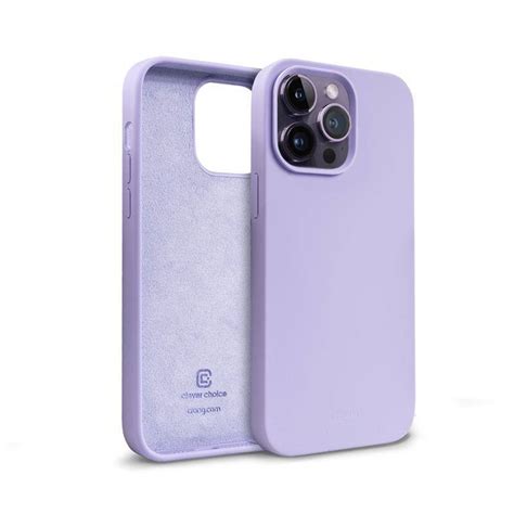 Crong Color Cover Liquid Silicone Case for iPhone 14 Pro Max (Purple ...